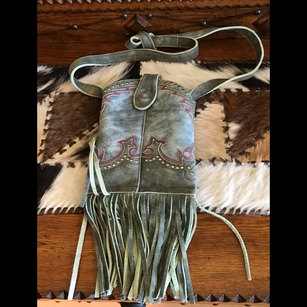 RARE VINTAGE WOT THE OLD
GRINGO BOOT BAG